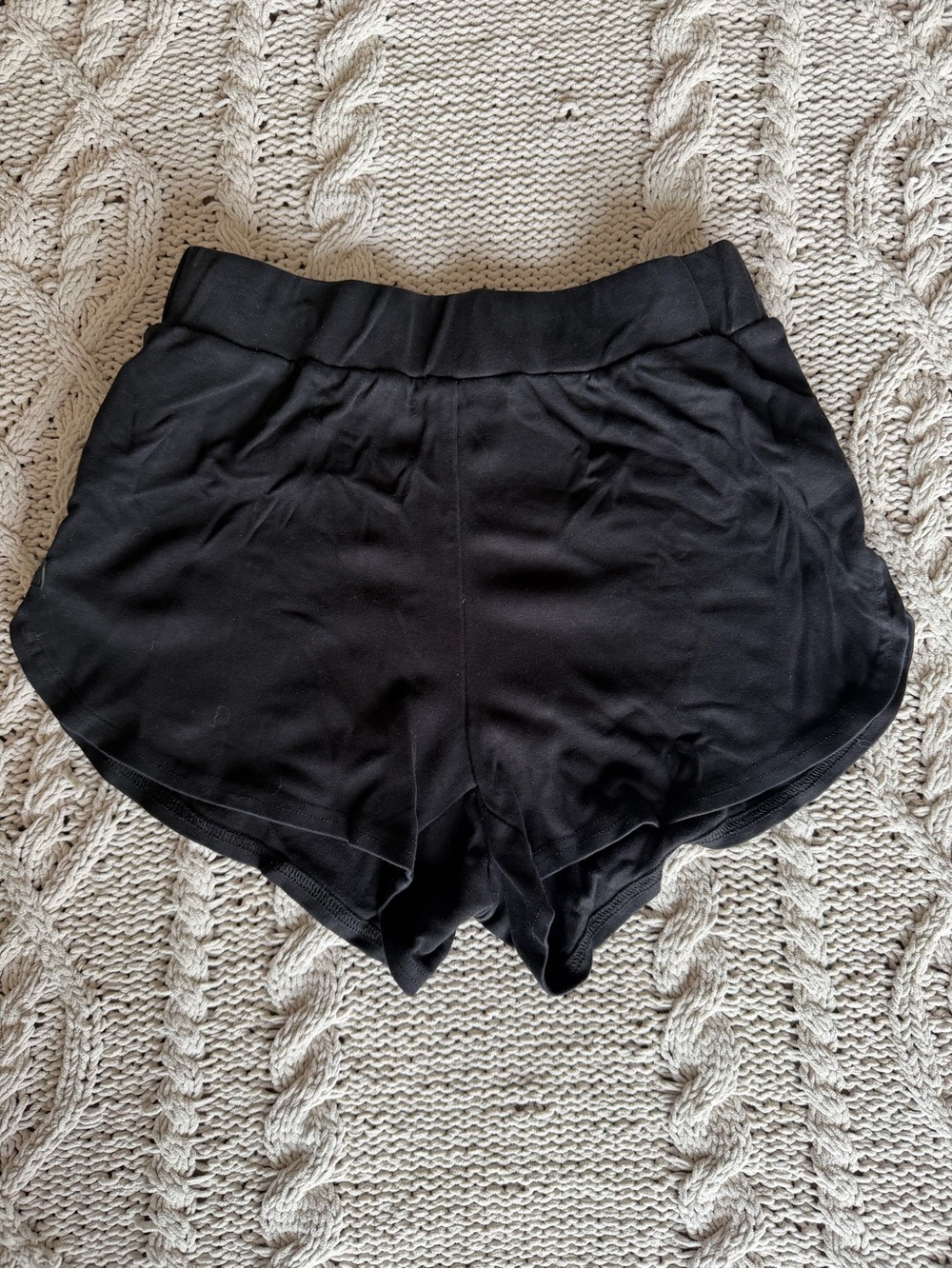 Alphalete Black Athletic High-Waist Running Shorts